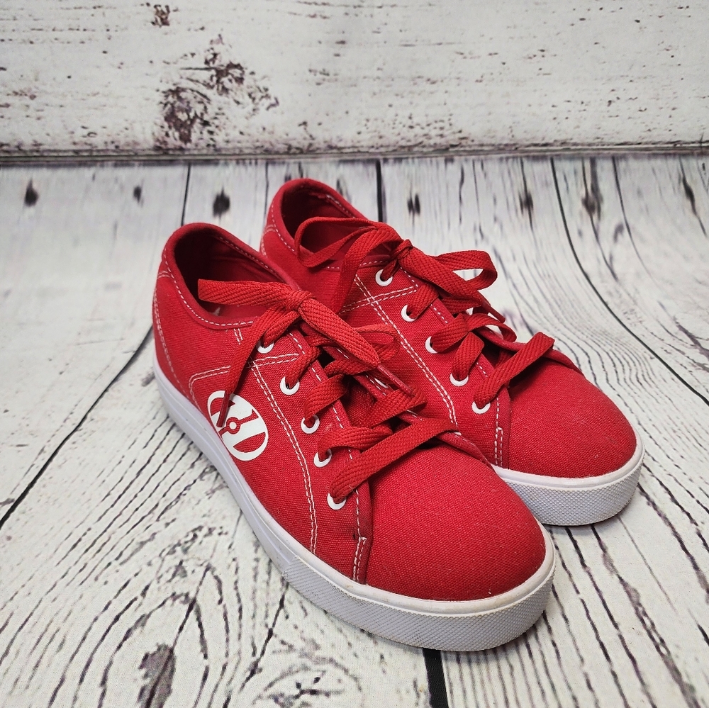 Red Heelys‎ Red Roller Skate Shoes Size 6